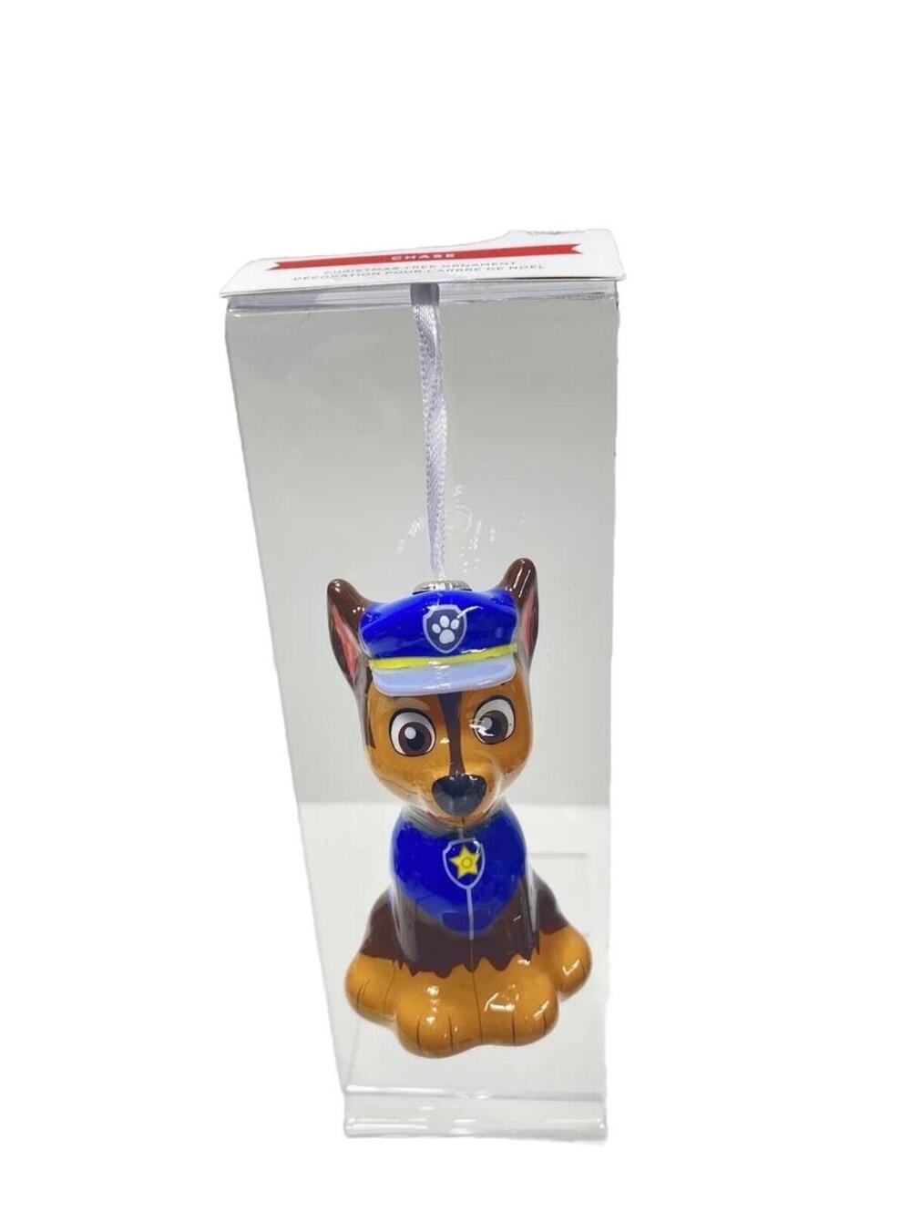 Chase Paw Patrol Hallmark Ornament Blue Christmas Tree Holiday Kids New